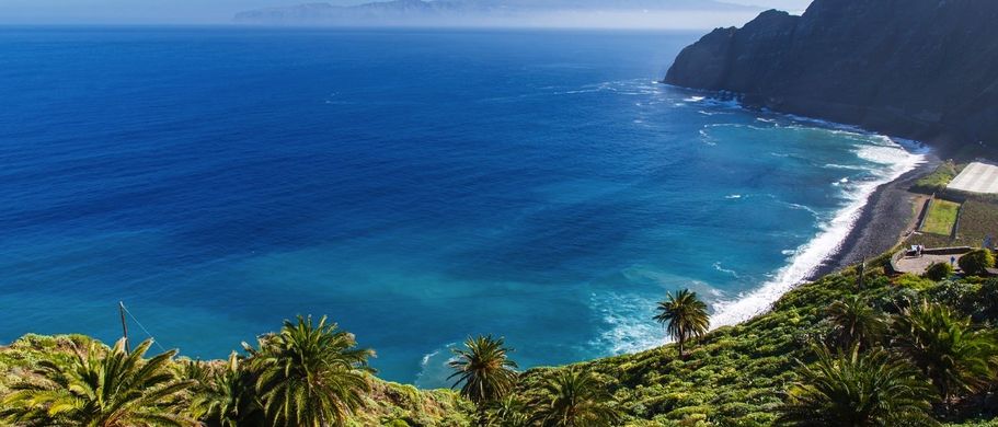 Blick auf Santa Catalina Strand