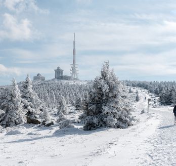 Winterwanderung zum Brocken bis 1142m Höhe