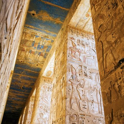 Tempel Hieroglyphen
