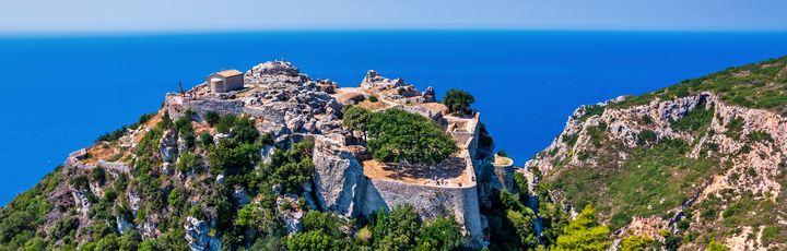 Festung auf Korfu aus Vogeölperspektive