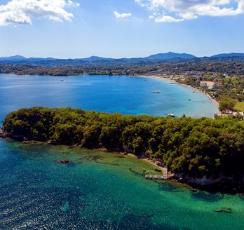 Blick auf Bucht von DAssia