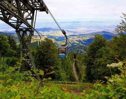 Schauinslandberg mit Seilbahn