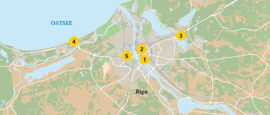 Karte Kopenhagen