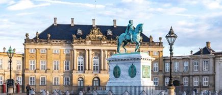 Schloss Amalienborg, Kopenhagen zu Fuß