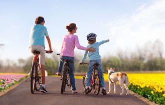 Familie in den Niederlanden