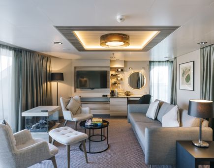 Expeditions Suite der Hurtigruten Expeditions