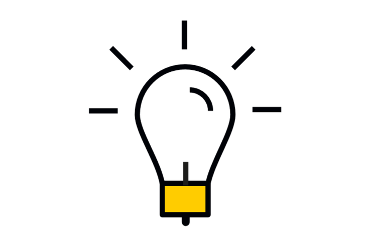 Icon Glühbirne "Nachhaltigkeit"