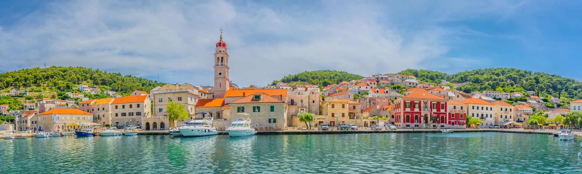 Mediterranes Stadtbild in Kroatien
