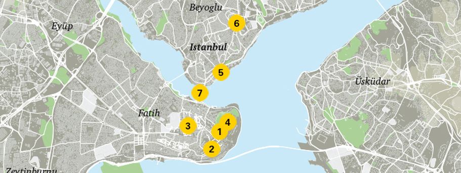 Karte von Istanbul
