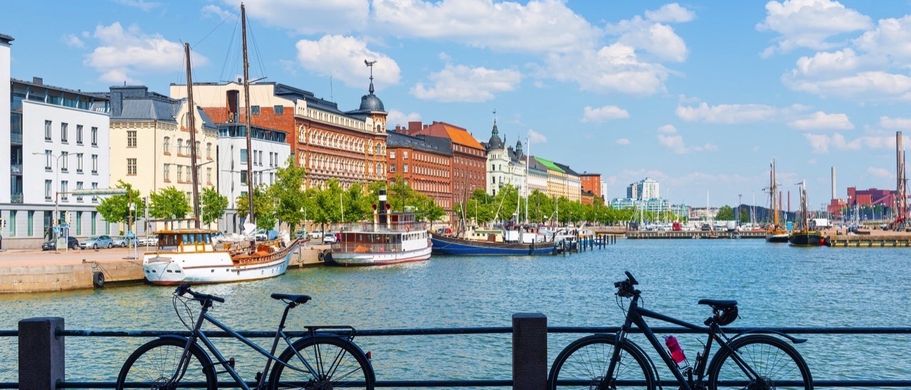 Sommer-Panorama Helsinki