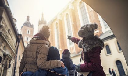 Familie in Krakau