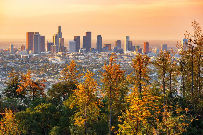 Blick auf Los Angeles