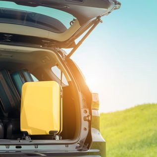 gepacktes Auto