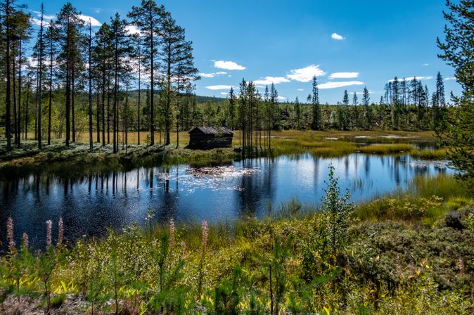 Schweden, Umea kleine Huette