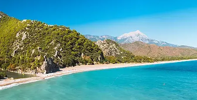 Berge und Meer in Antalya Türkei