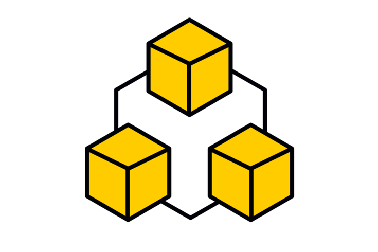 Icon Quadrate verknüpft "Individuell"