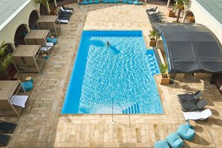 TUI Kids Club Blick auf Pool