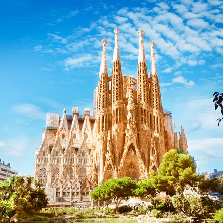 Die weltberühmte Sagrada Familia