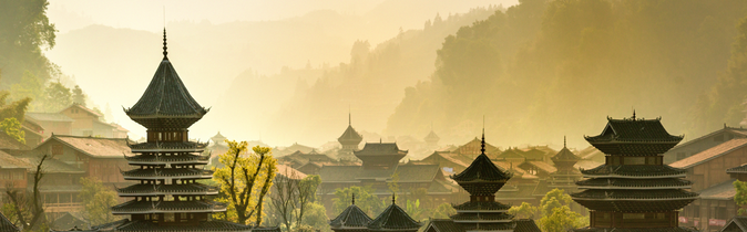 Asien Tempelanlage