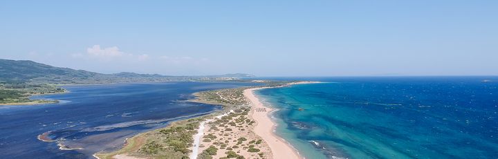 Korrission See auf Korfu