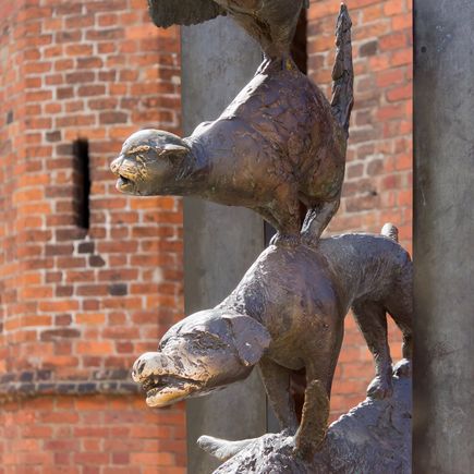 Denkmal der Bremer Stadtmusikanten in Riga