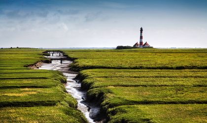 berühmter Leuchtturm Westerhever