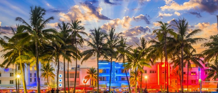 Florida Miami Ocean Drive Nightlife