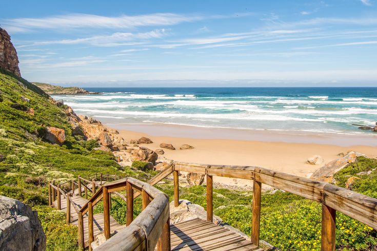 Aussicht auf den Strand und das Meer