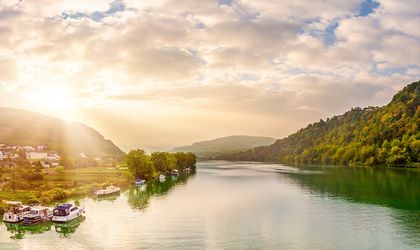Deutschland Fluss Panorama
