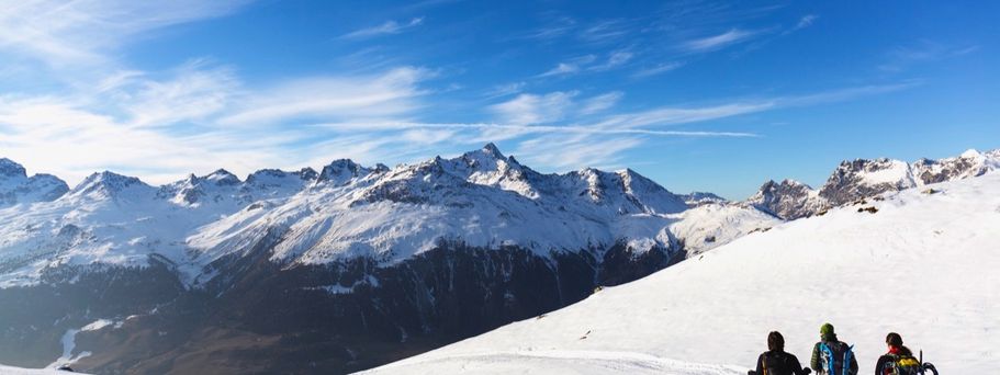 Wanderung im Schnee