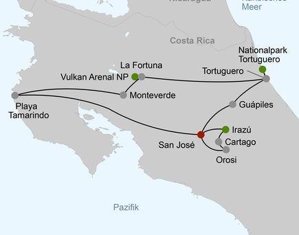 karte costa rica