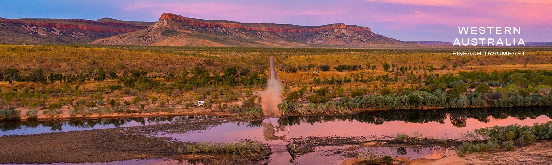 Western Australia Weitläufiger Blick über die Landschaft