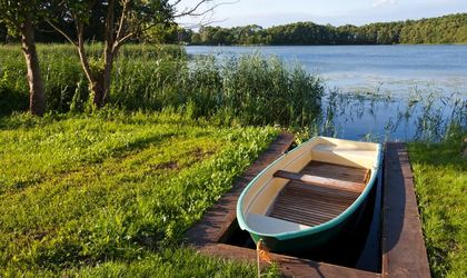 Boot an der Mecklenburgische Seenplatte
