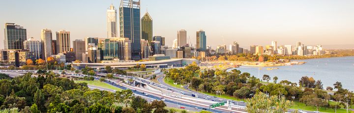Skyline von Perth