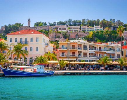 Panoramablick auf die Stadt Nafplio
