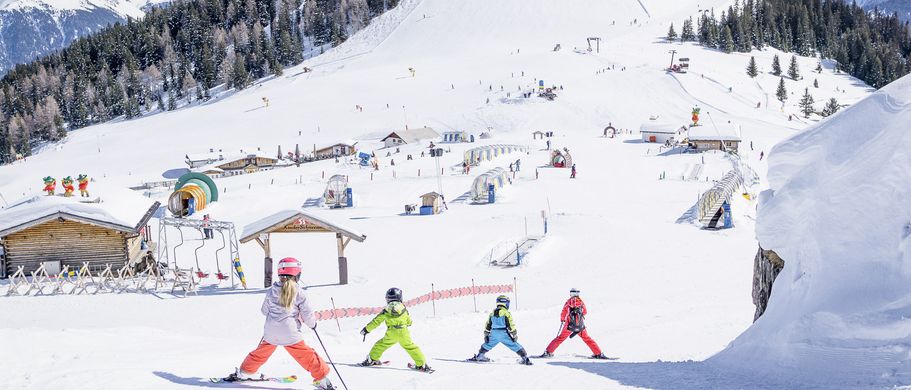 Serfaus-Fiss-Ladis ist ein Paradies für die kleinen Wintersportler 