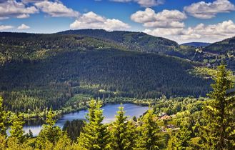 Panorama auf den Schluchsee im Schwarzwald