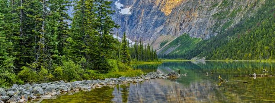 Nationalparks Kanada Cavell Lake