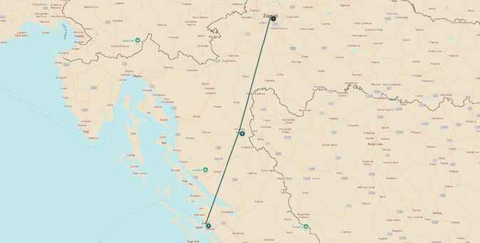 Routenkarte NAtionalparks