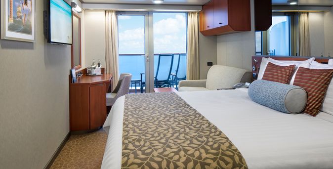 Blick in eine Kabine auf der Nieuw Amsterdam