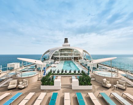 Außendeck der Mein Schiff Relax