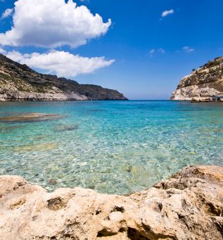Bucht auf Rhodos