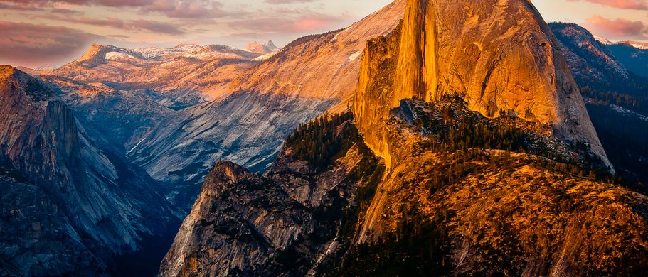 USA Nationalparks die Top Ten Reise Half Dome Berg im Yosemite Nationalpark