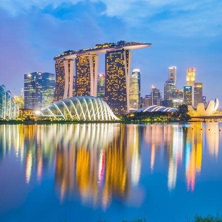 Hotel in Singapur am Wasser gelegen 