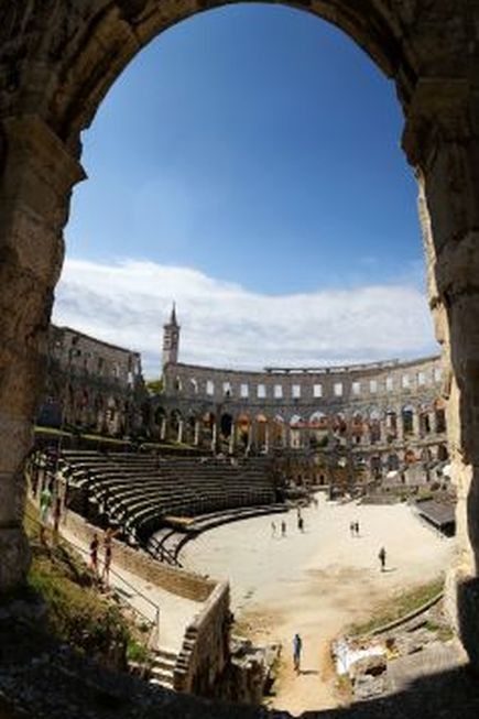 Pula Innenraum der Arena
