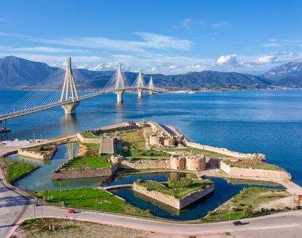 Seebrücke Patras, Aussichtspunkt