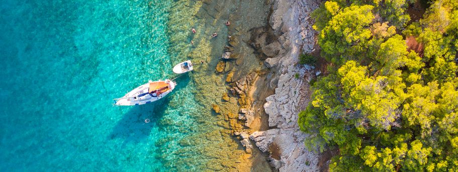 Hvar Küste Bucht