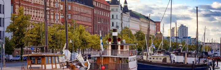 Blick auf das Stadtbild von Helsinki