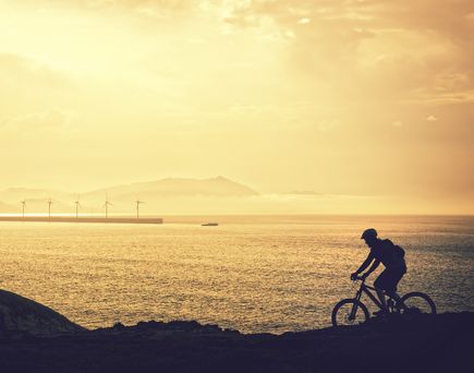 Die Vélodyssée-Radroute führt immer entlang der Küste