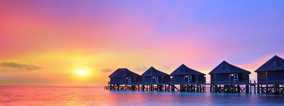 Sonnenuntergang auf den Malediven